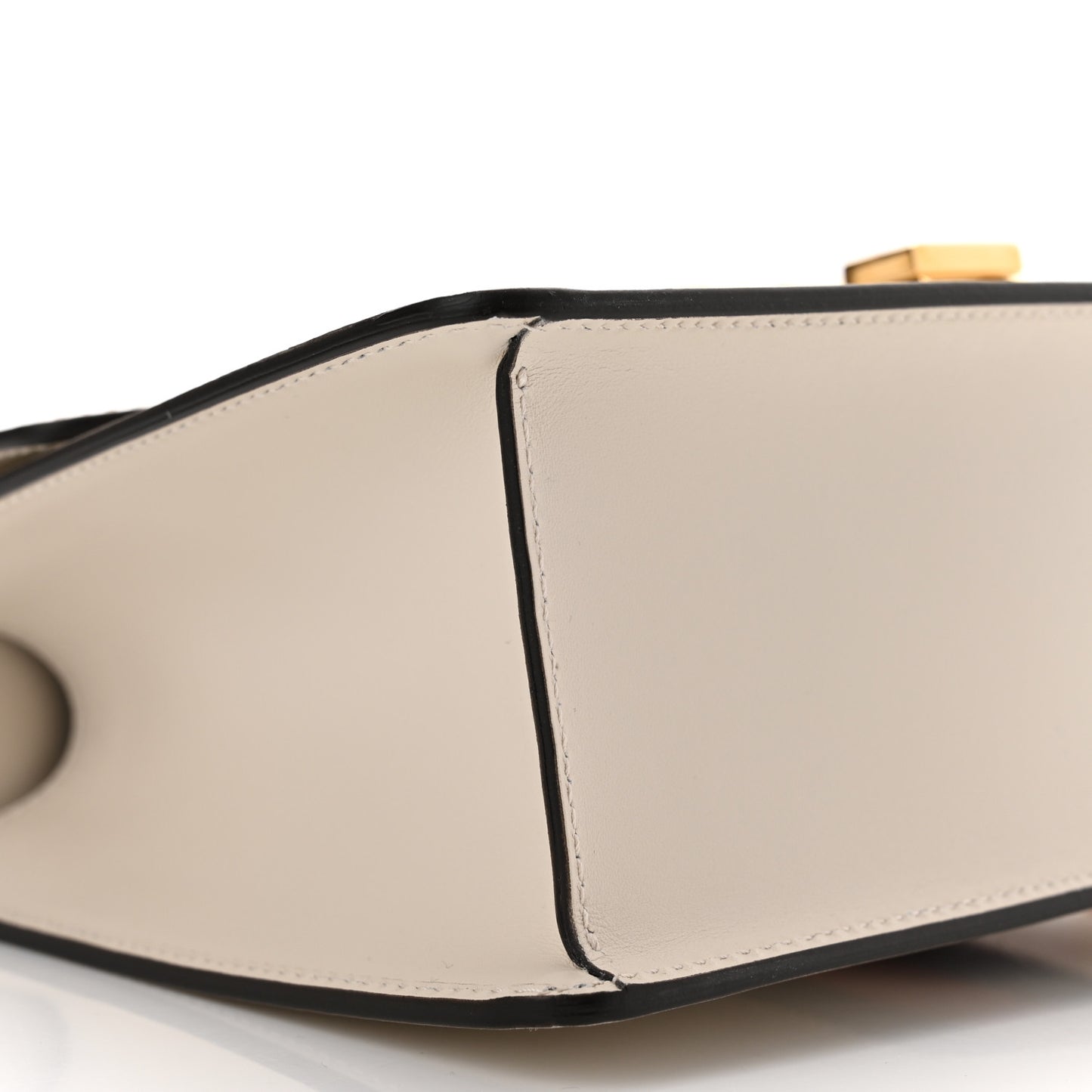 Calfskin Small Sylvie Shoulder Bag Off White