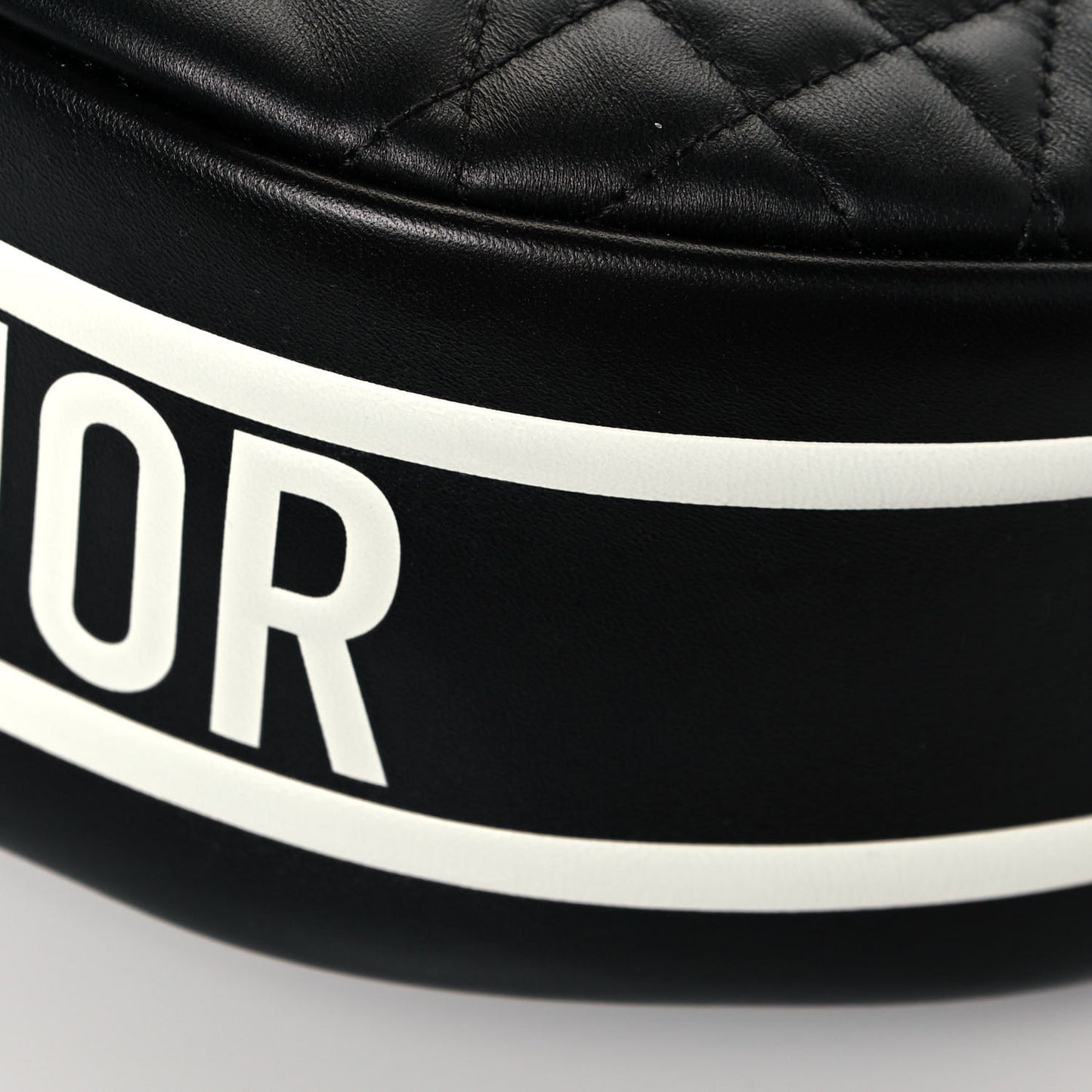 Lambskin Cannage Medium Dior Vibe Hobo Bag Black