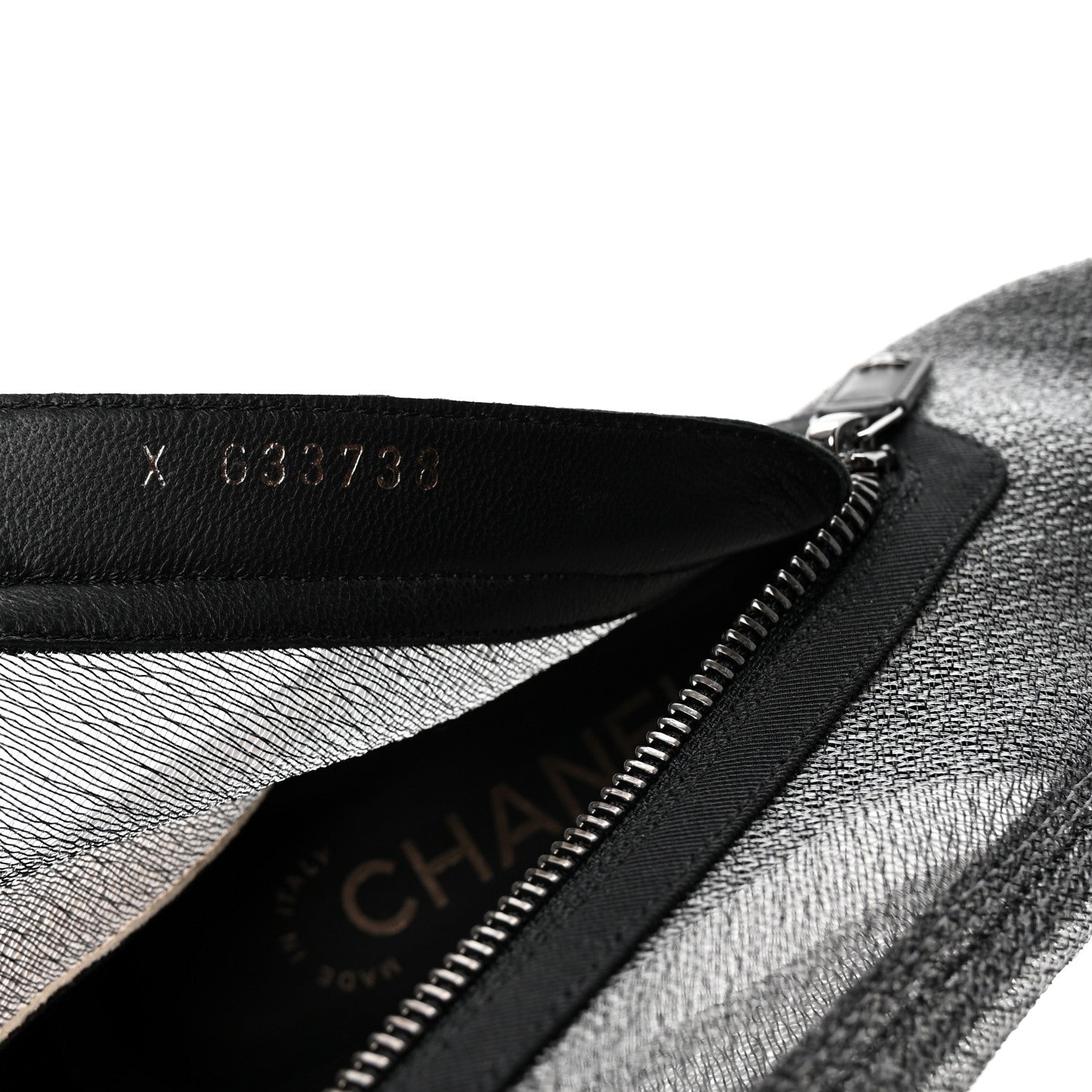 Chanel Mesh Grosgrain Cap Toe Short Boots 38 Grey Black 9 of 10