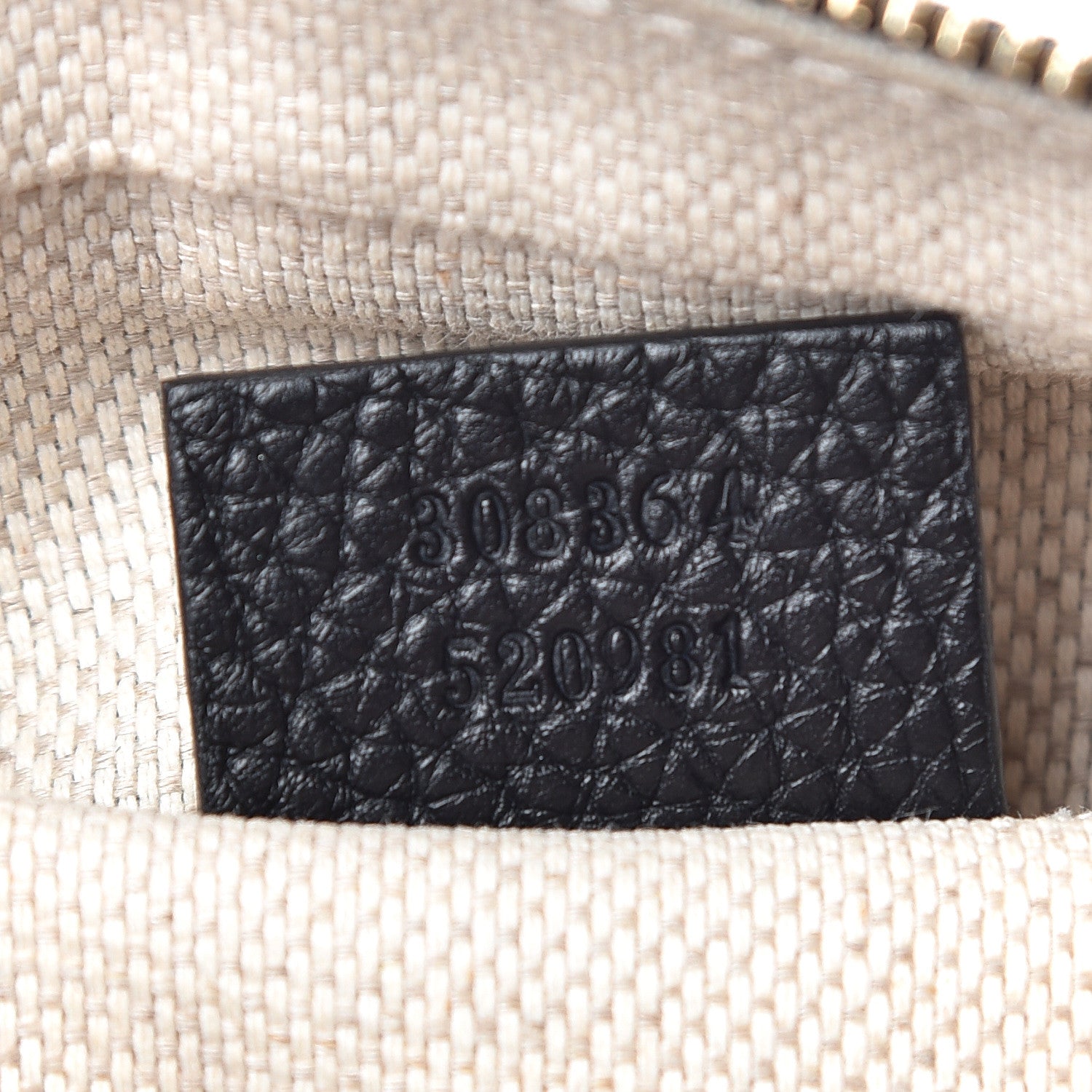 Gucci Pebbled Calfskin Small Soho Disco Bag Black 9 of 9