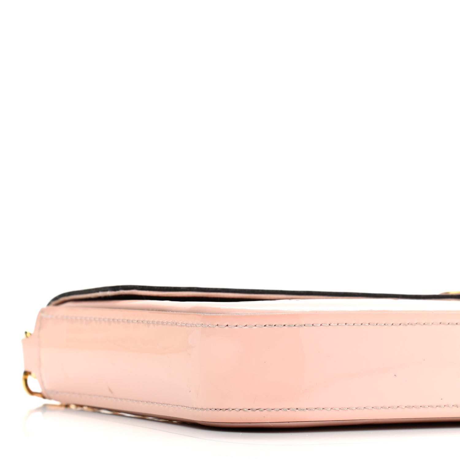 Louis Vuitton Vernis Felicie Chain Wallet Rose Ballerine 10 of 13