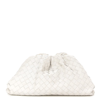 Bottega Veneta Nappa Maxi Intreccio The Pouch Oversized Clutch Plaster 1 of 9