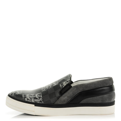Louis Vuitton Damier Graphite Rope Twister Slip On 7 White 1 of 10
