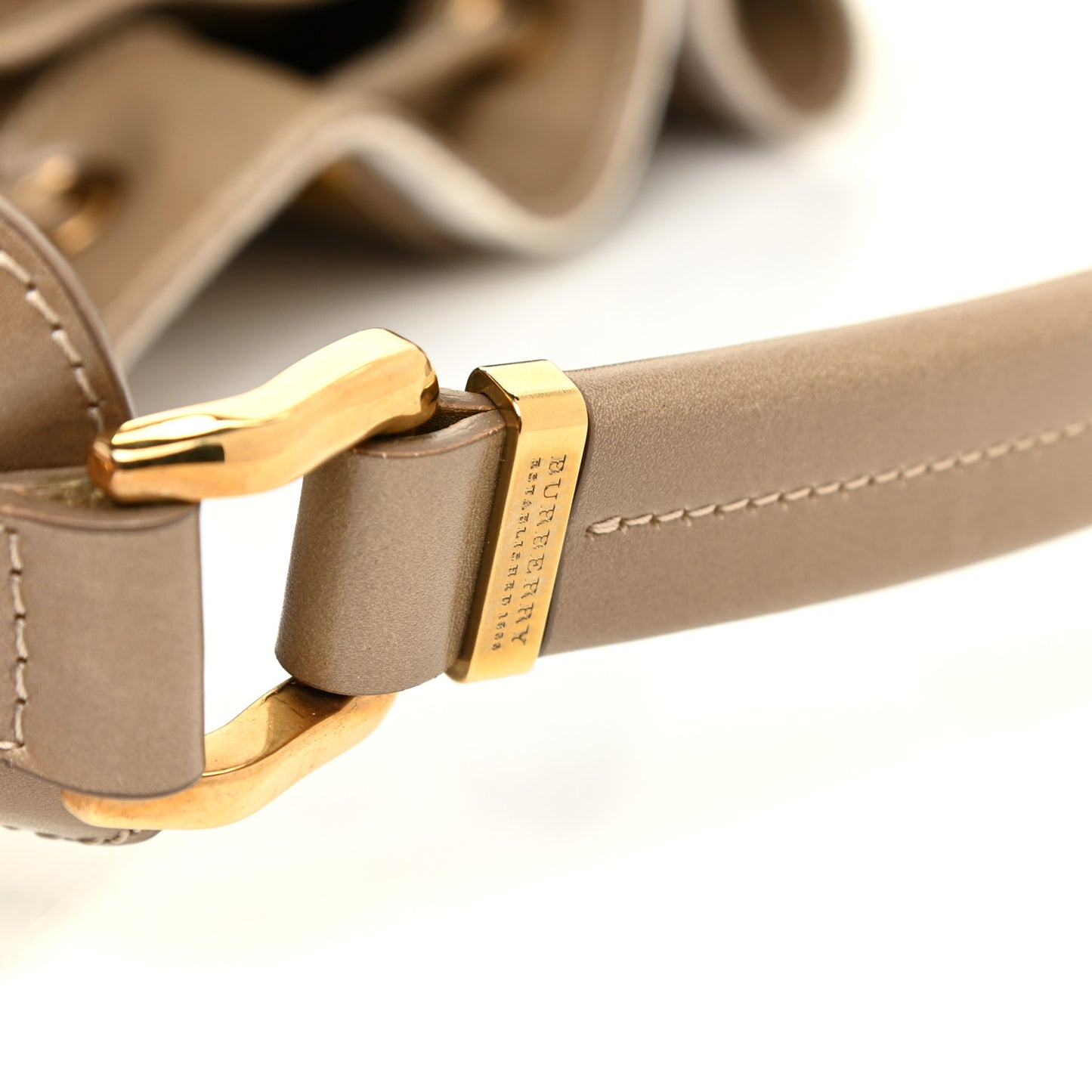 Canvas Calfskin Mega Nova Check Small Warrior Trench