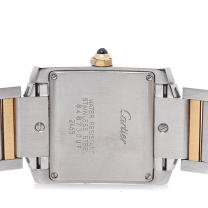 Cartier Stainless Steel 18K Yellow Gold 25mm Tank Francaise Quartz Watch 5 of 8