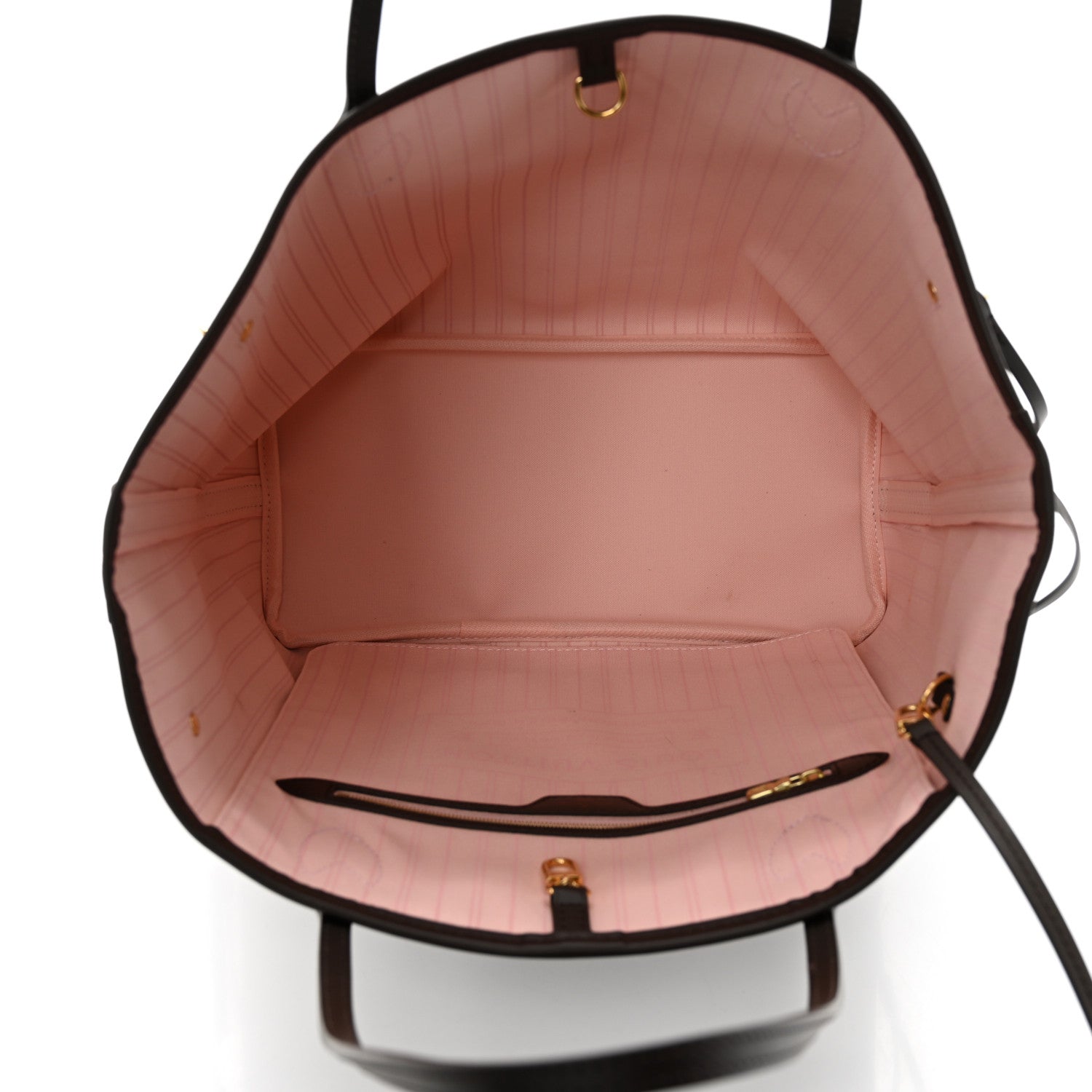 Louis Vuitton Damier Ebene Neo Neverfull MM Rose Ballerine 6 of 11