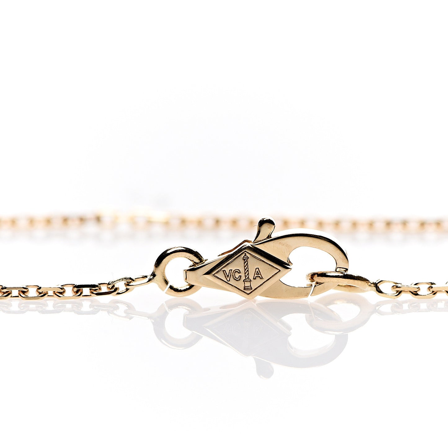 18K Yellow Gold Diamond Mini Frivole Pendant Necklace
