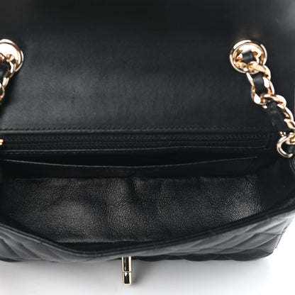 Chanel Lambskin Quilted Mini Coco Charms Rectangular Flap Black 7 of 8