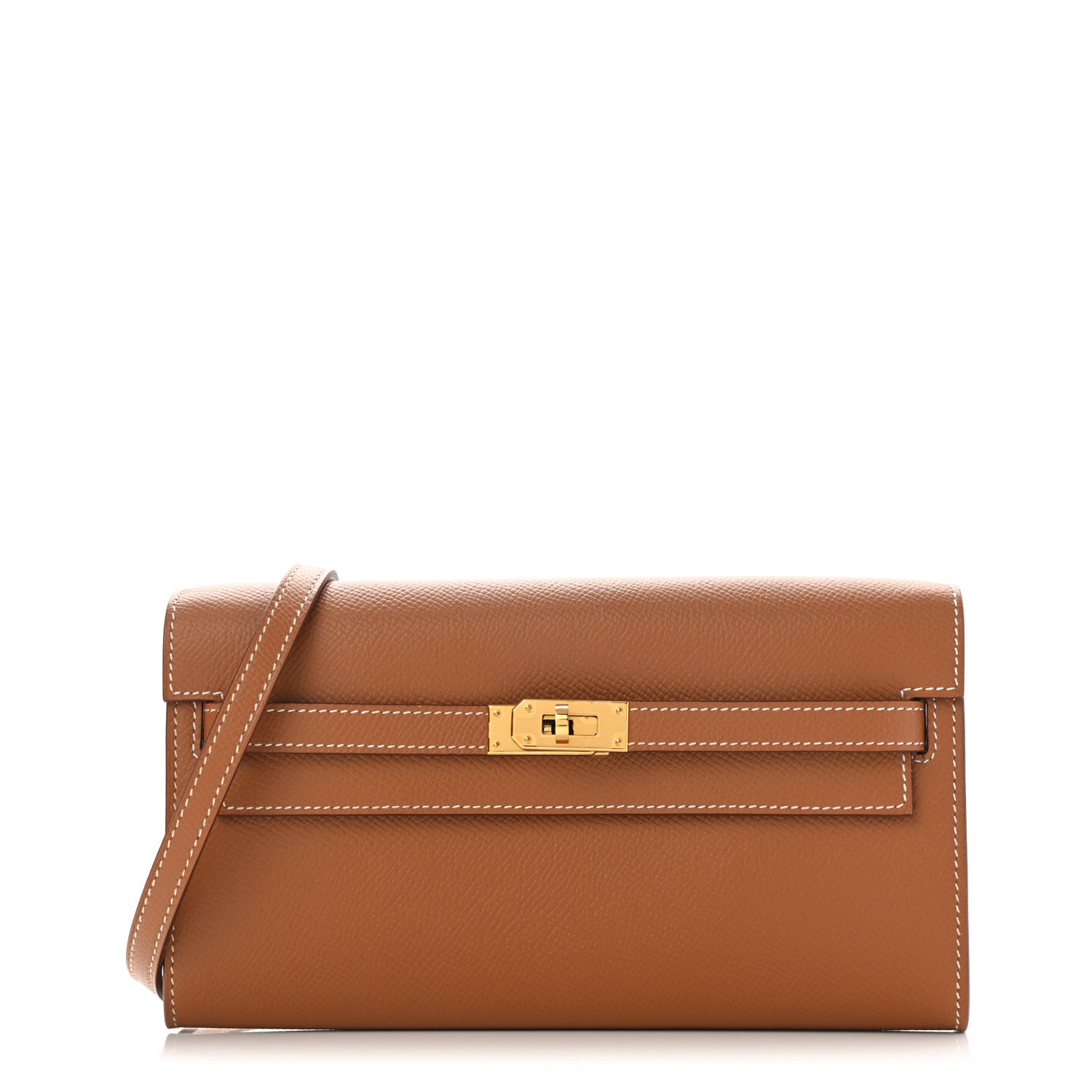 Hermes Epsom Kelly Wallet To Go Gold 1 of 7