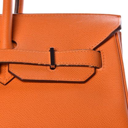 Hermes Epsom Birkin 35 Orange 10 of 17