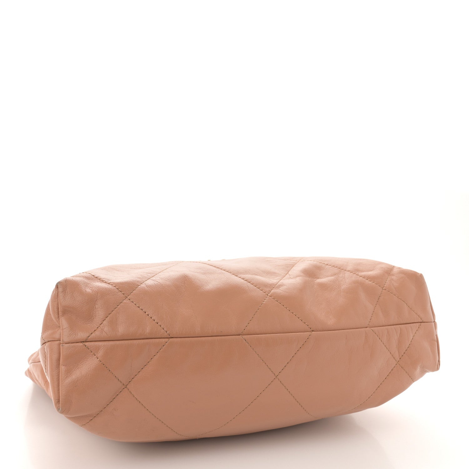Chanel Shiny Calfskin Quilted Small Chanel 22 Beige 5 of 15
