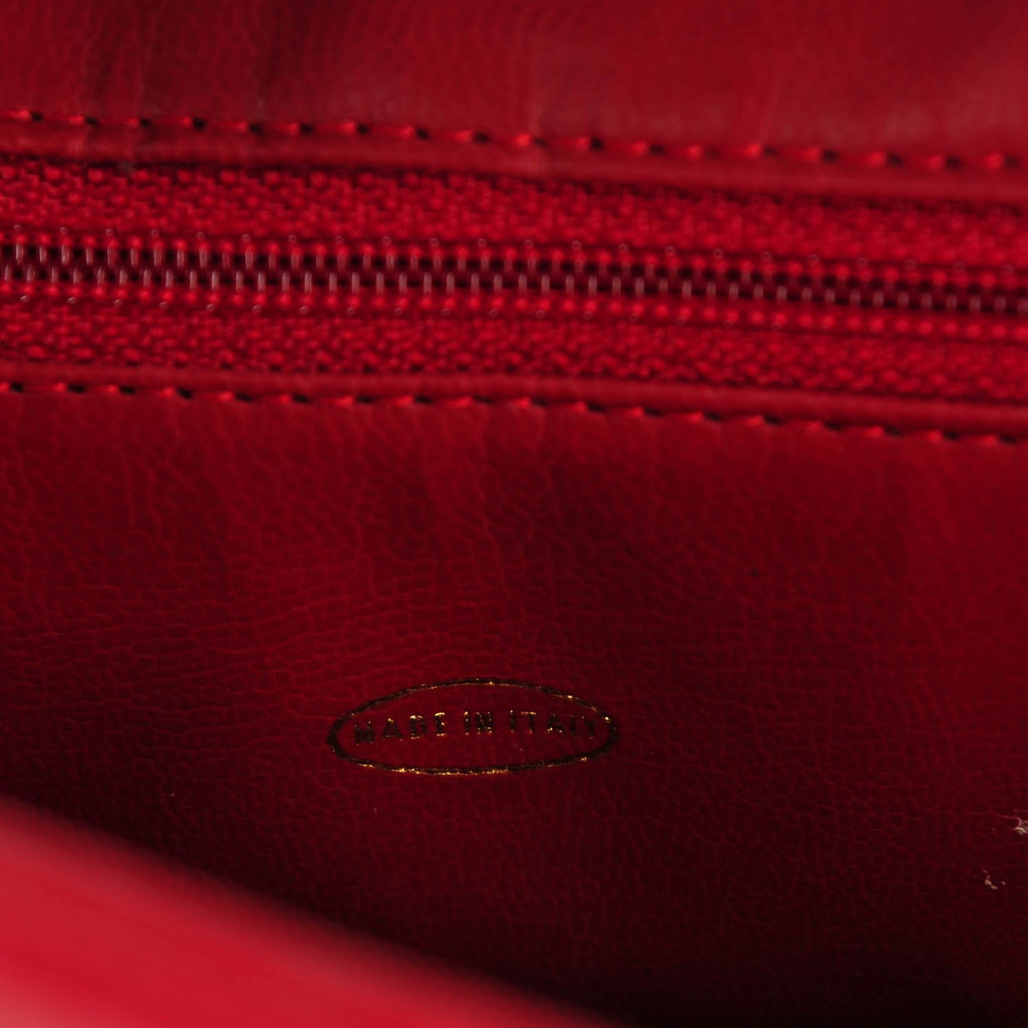Lambskin Quilted Shoulder Bag Red
