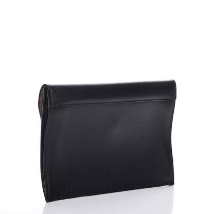 Celine Smooth Calfskin Tie Knot Companion Pouch Black 3 of 8