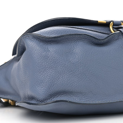 Chloe Calfskin Medium Marcie Satchel Street Blue 4 of 15