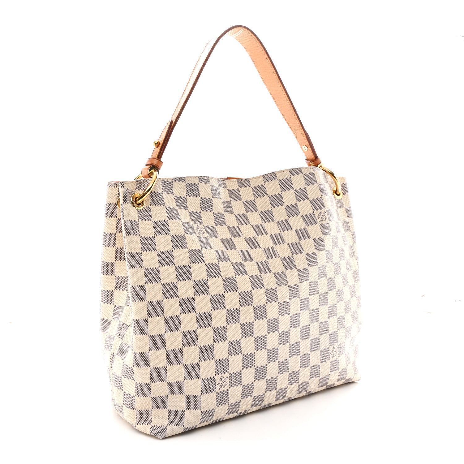 Louis Vuitton Damier Azur Graceful PM Rose Ballerine 3 of 11