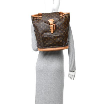 Louis Vuitton Monogram Montsouris GM Backpack 2 of 11
