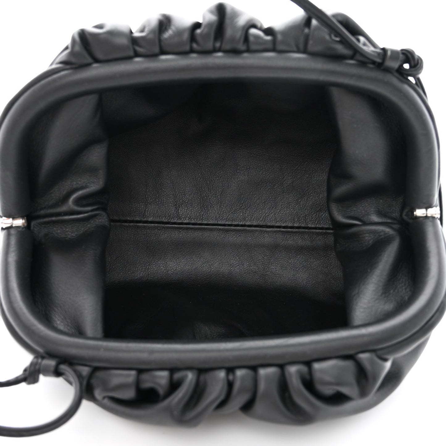 Butter Calfskin The Mini Pouch Black