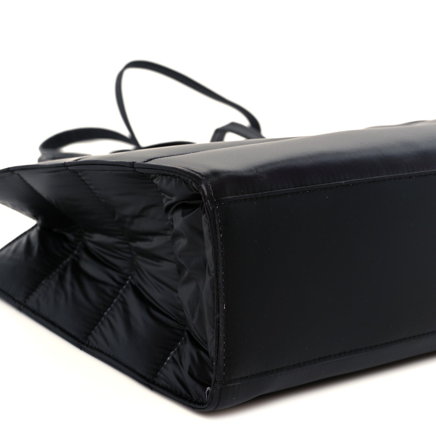 Telfar x MOOSE KNUCKLES Nylon Quilted Medium Shopping Bag Black 9 of 10