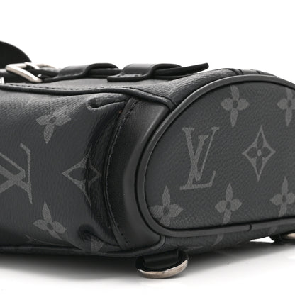 Louis Vuitton Monogram Eclipse Nano Christopher Backpack Black 8 of 9