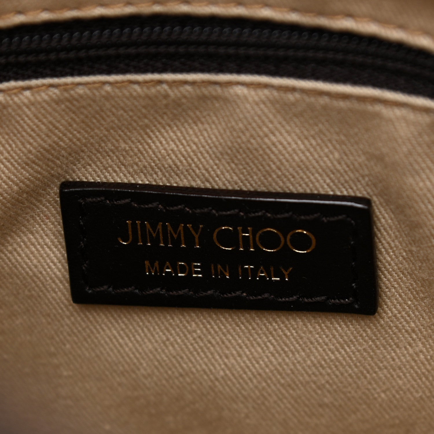 Jimmy Choo Calfskin Snake Printed Mini JC Tote Cuoio 6 of 10