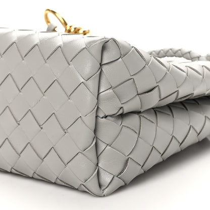 Bottega Veneta Nappa Intrecciato Small Andiamo Shoulder Bag Sterling 9 of 9