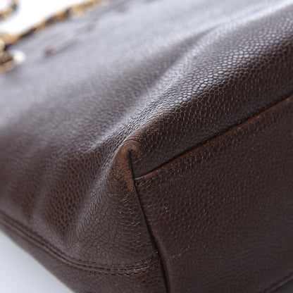 Chanel Caviar Shoulder Bag Brown 15 of 23