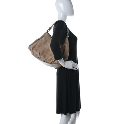 Gucci Guccissima Large D Gold Hobo Tan 2 of 12