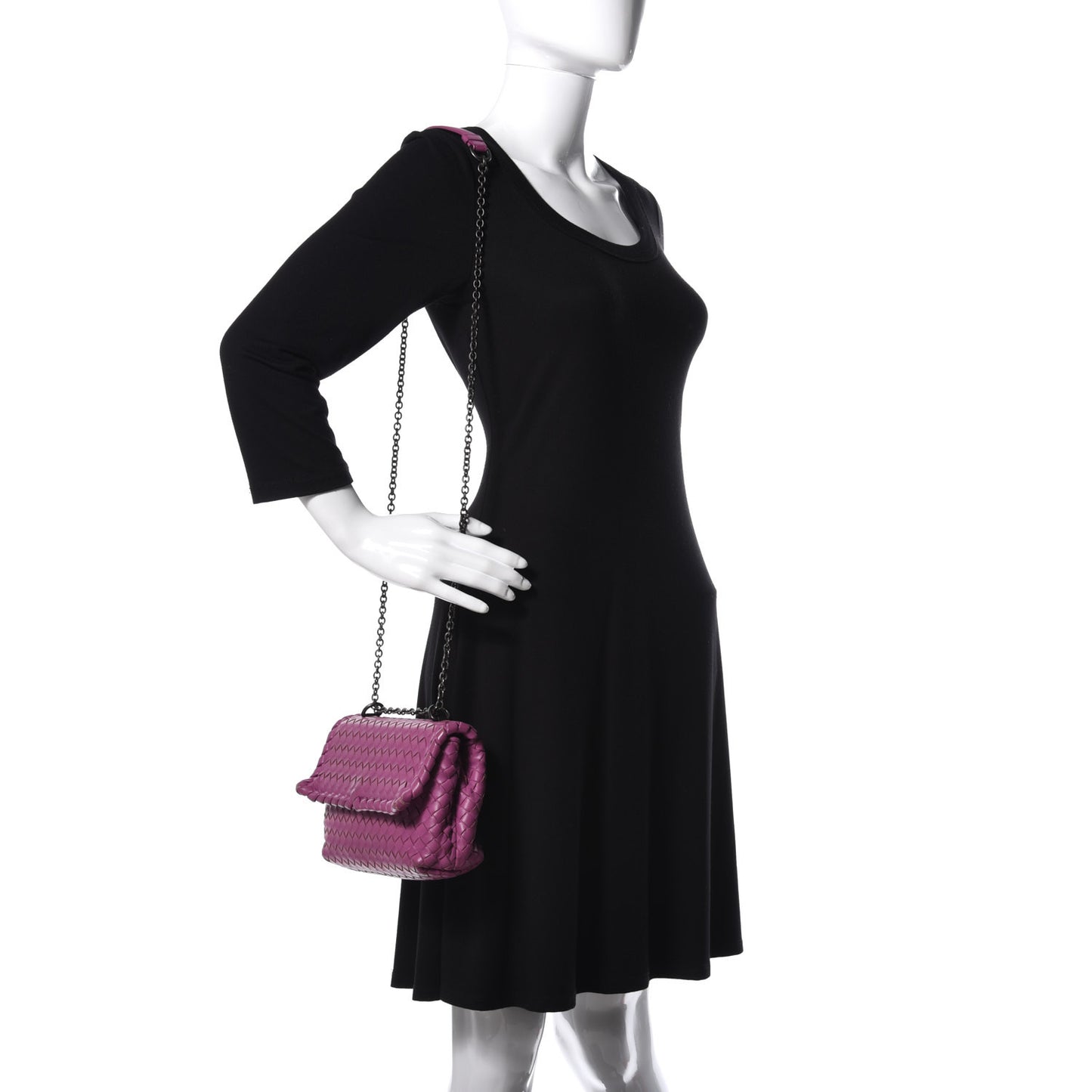 Nappa Intrecciato Small Olimpia Shoulder Bag