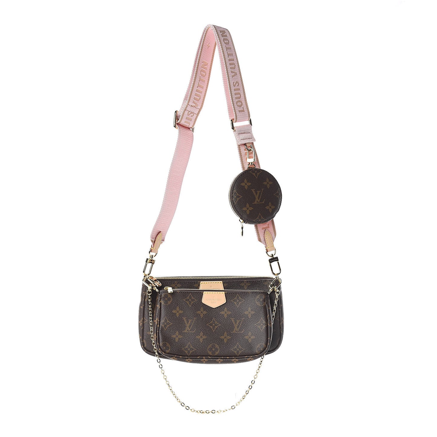 Monogram Multi Pochette Accessories Rose Clair