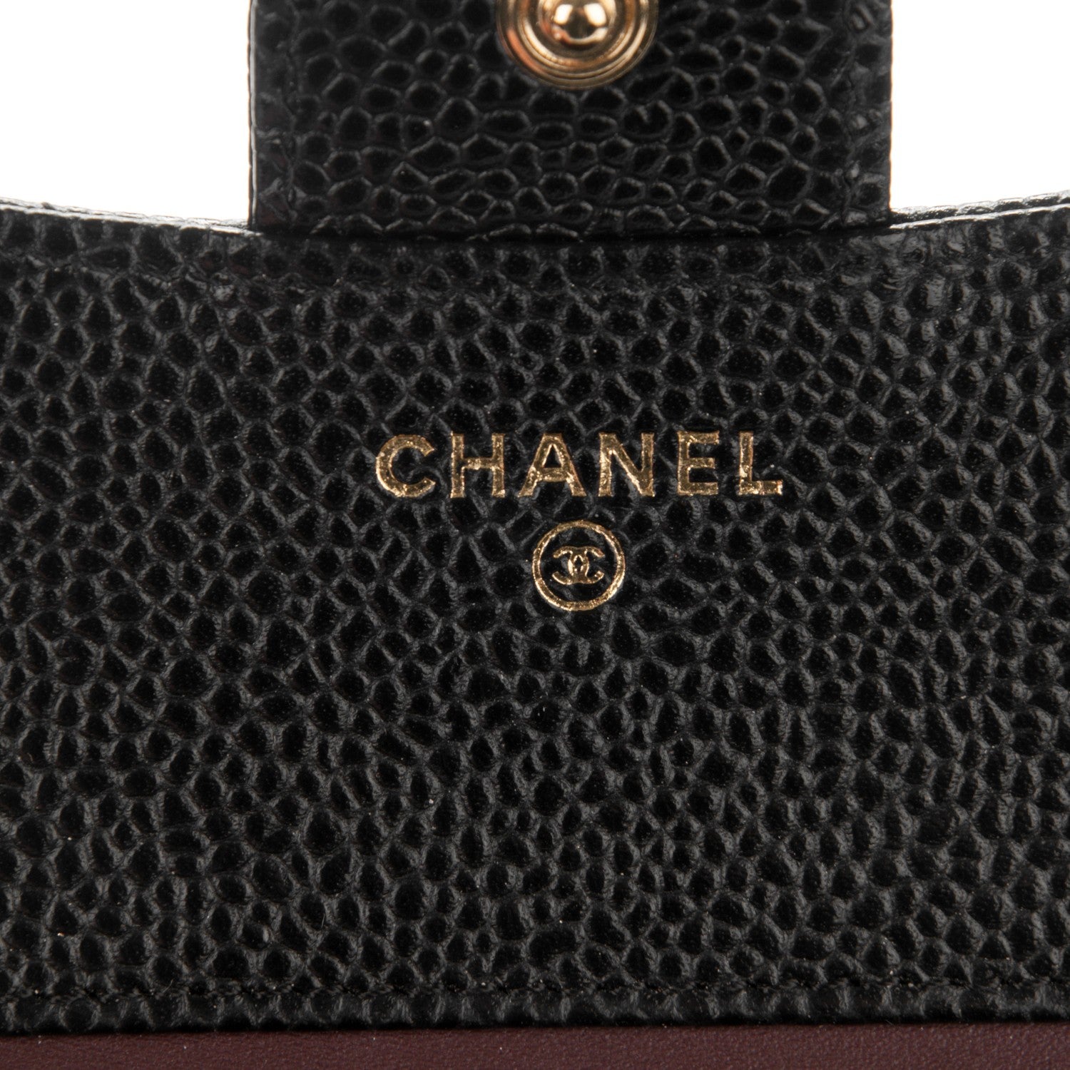 Chanel Caviar Quilted Compact Flap Wallet Black 6 of 8