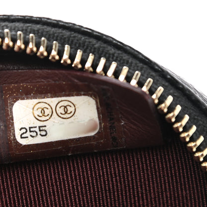Chanel Caviar Quilted Zip Around Classic Coin Purse Black 7 of 8