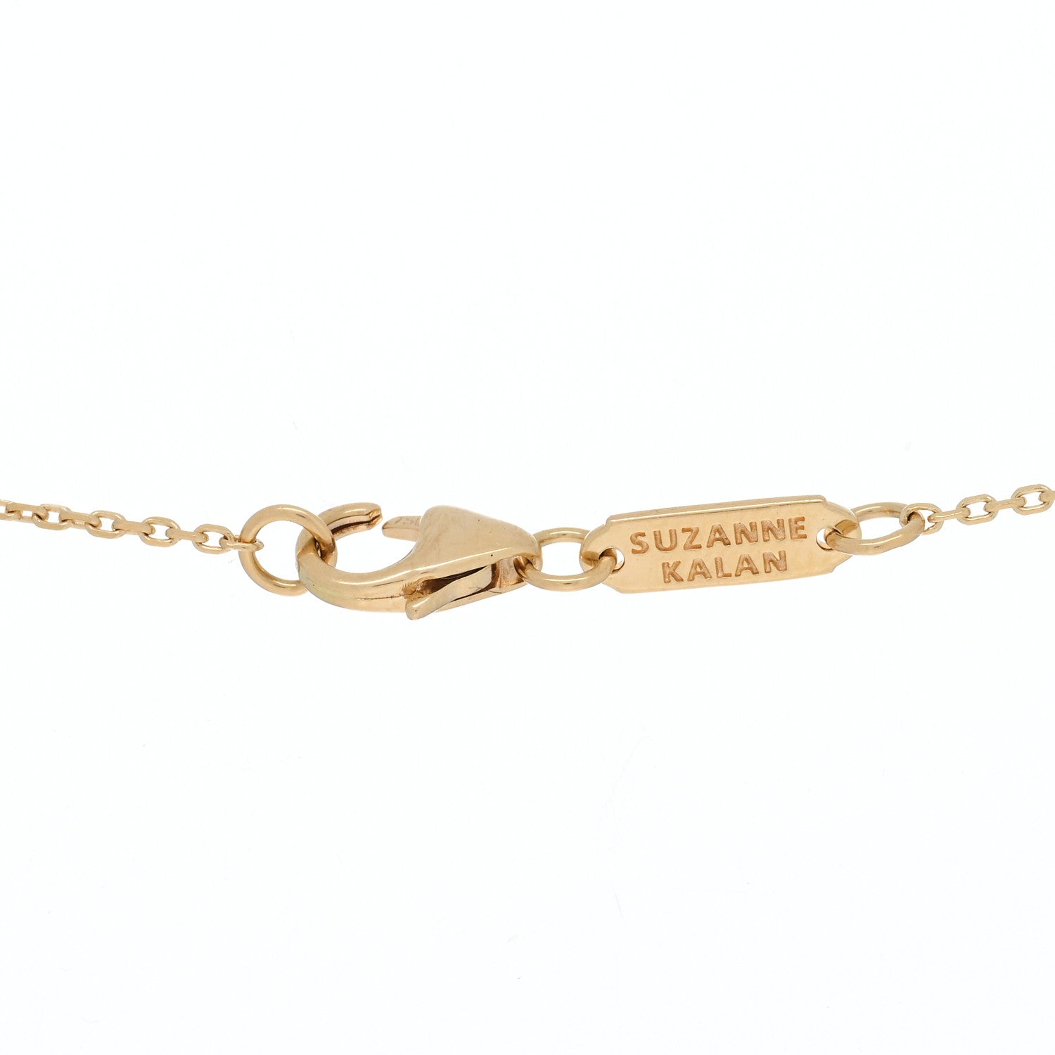 Suzanne Kalan 18K Yellow Gold Diamond Frenzy Bar Necklace 5 of 5