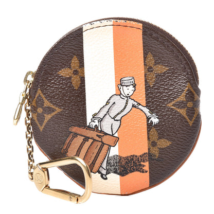 Louis Vuitton Monogram Groom Round Coin Purse 1 of 11