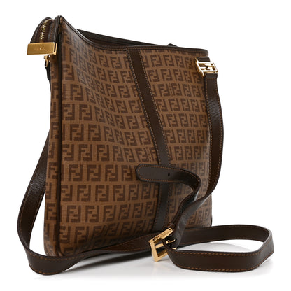 Fendi Zucchino Spalmati Crossbody Brown 3 of 10