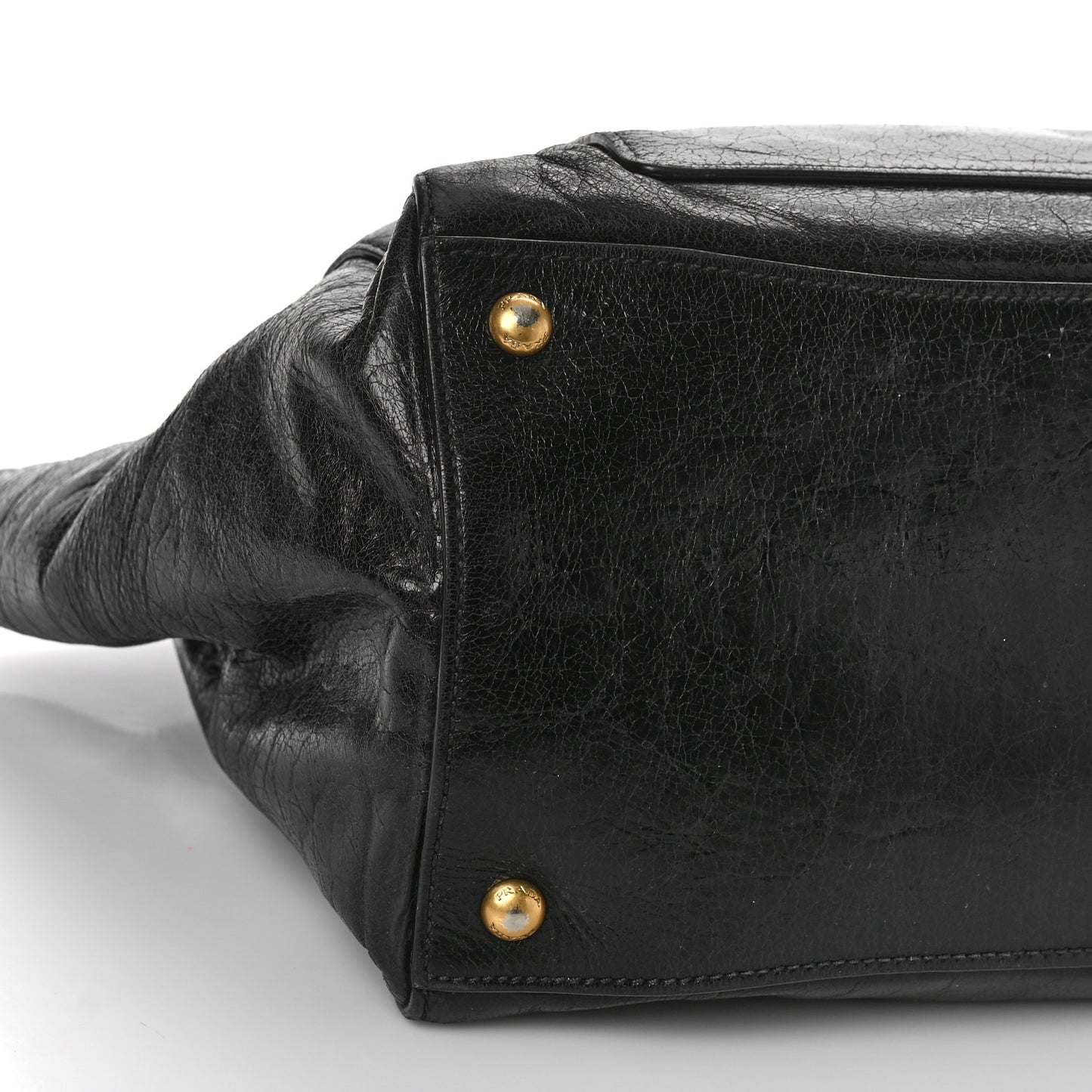 Vitello Shine Tote Black
