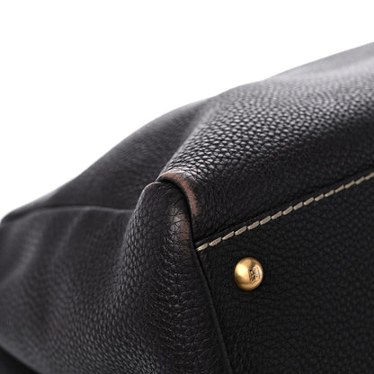 Fendi Cuoio Romano Selleria Large Peekaboo Iconic Satchel Moro 8 of 15