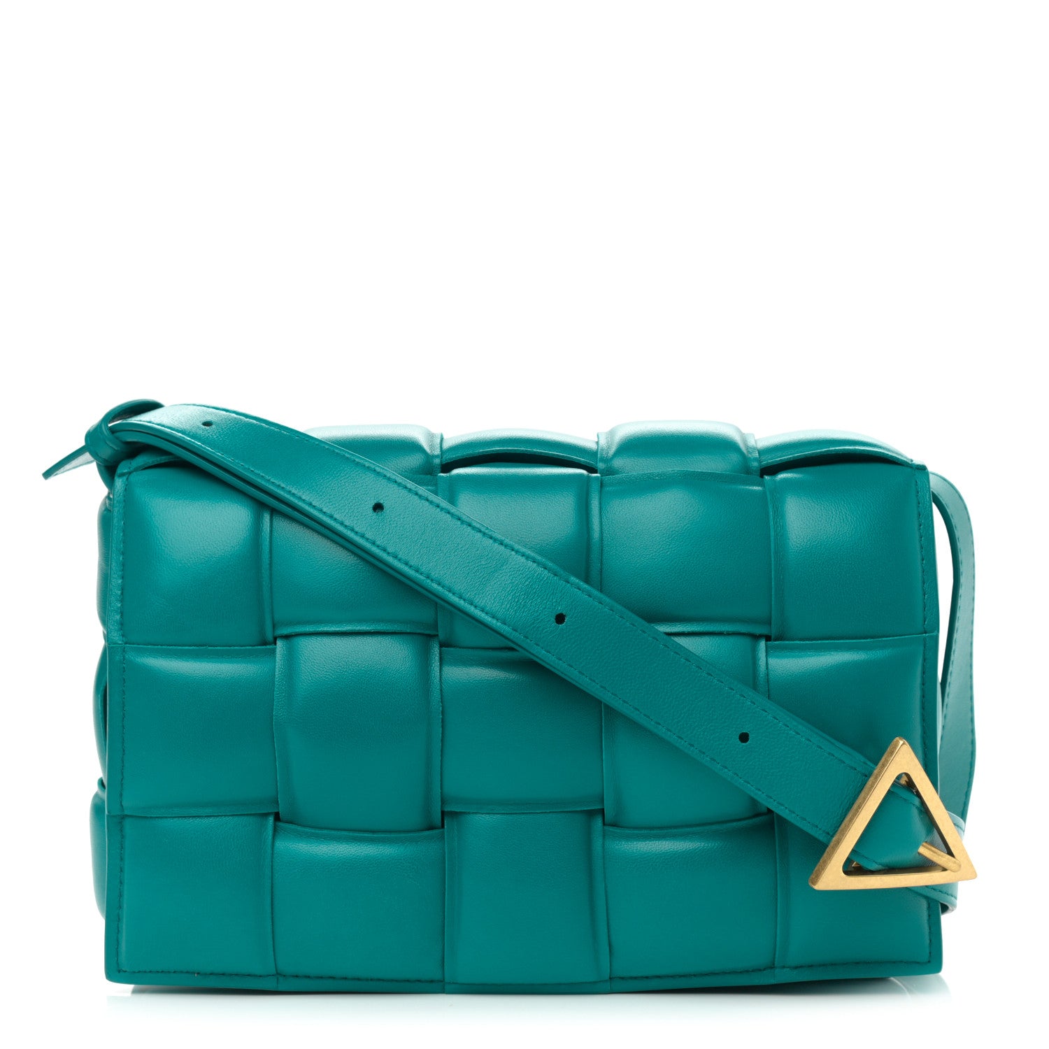 Bottega Veneta Nappa Maxi Intreccio Padded Cassette Crossbody Bag Mallard 1 of 10