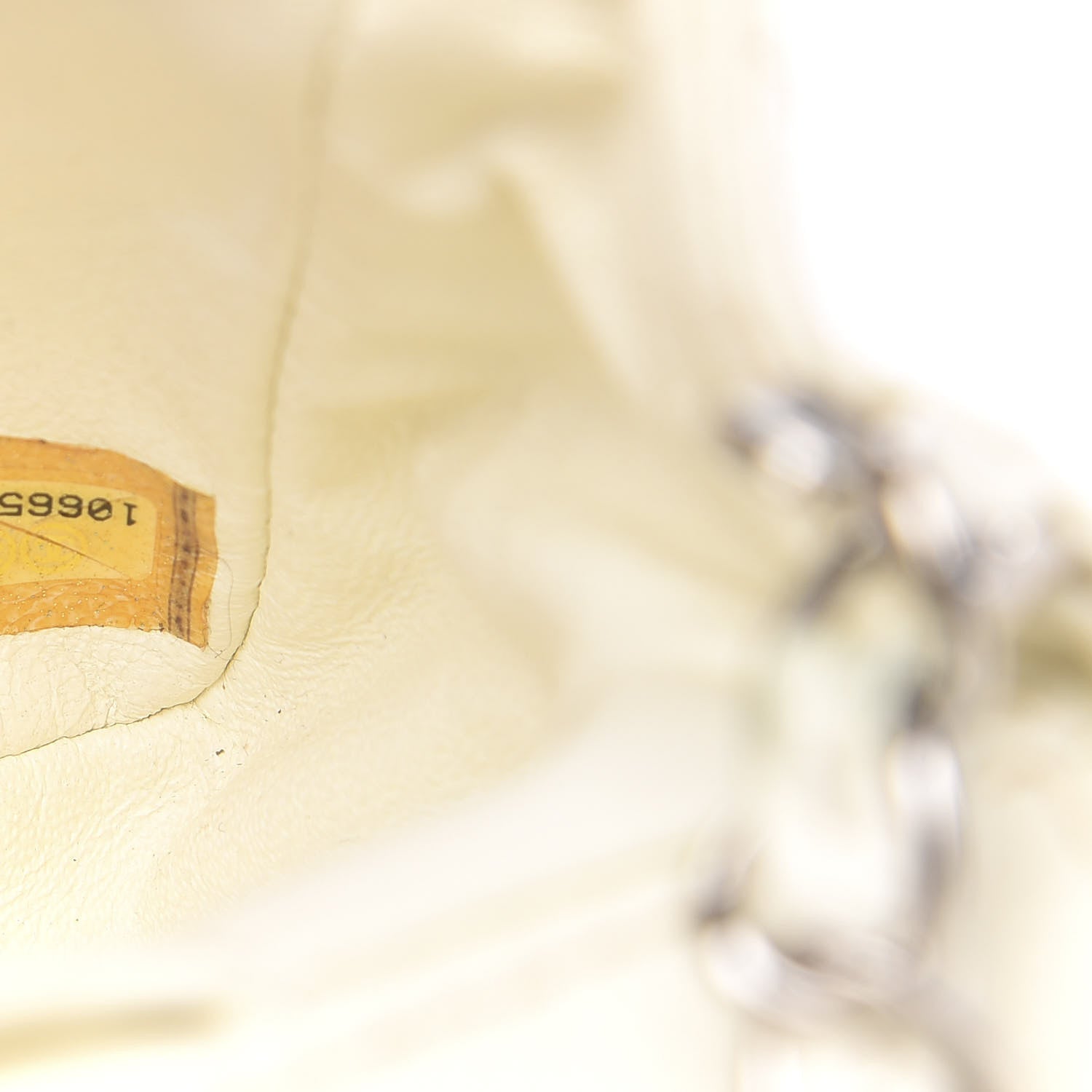 Chanel Caviar Quilted East West Flap White 7 of 14