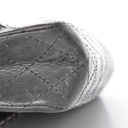 Chanel Aged Calfskin Quilted 50th Anniversary 2.55 Reissue 225 Flap Grey 5 of 15