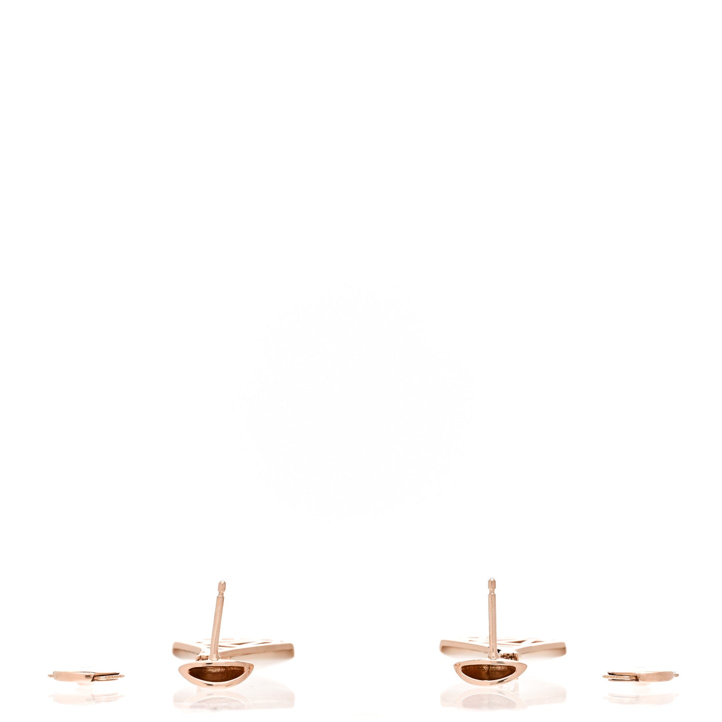 18K Rose Gold Diamond Mother of Pearl Divas' Dream Earrings