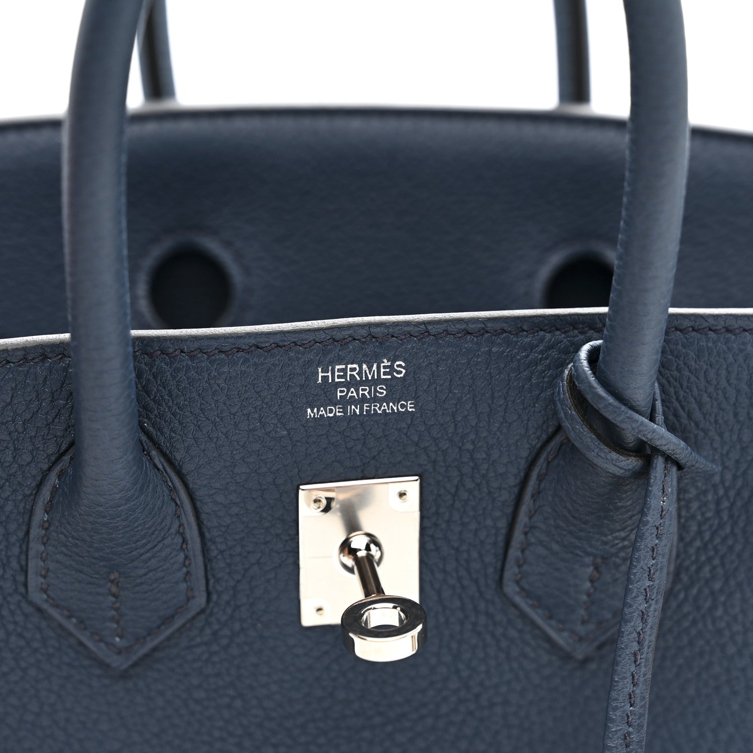 Hermes Togo Birkin 25 Bleu de Prusse 6 of 11