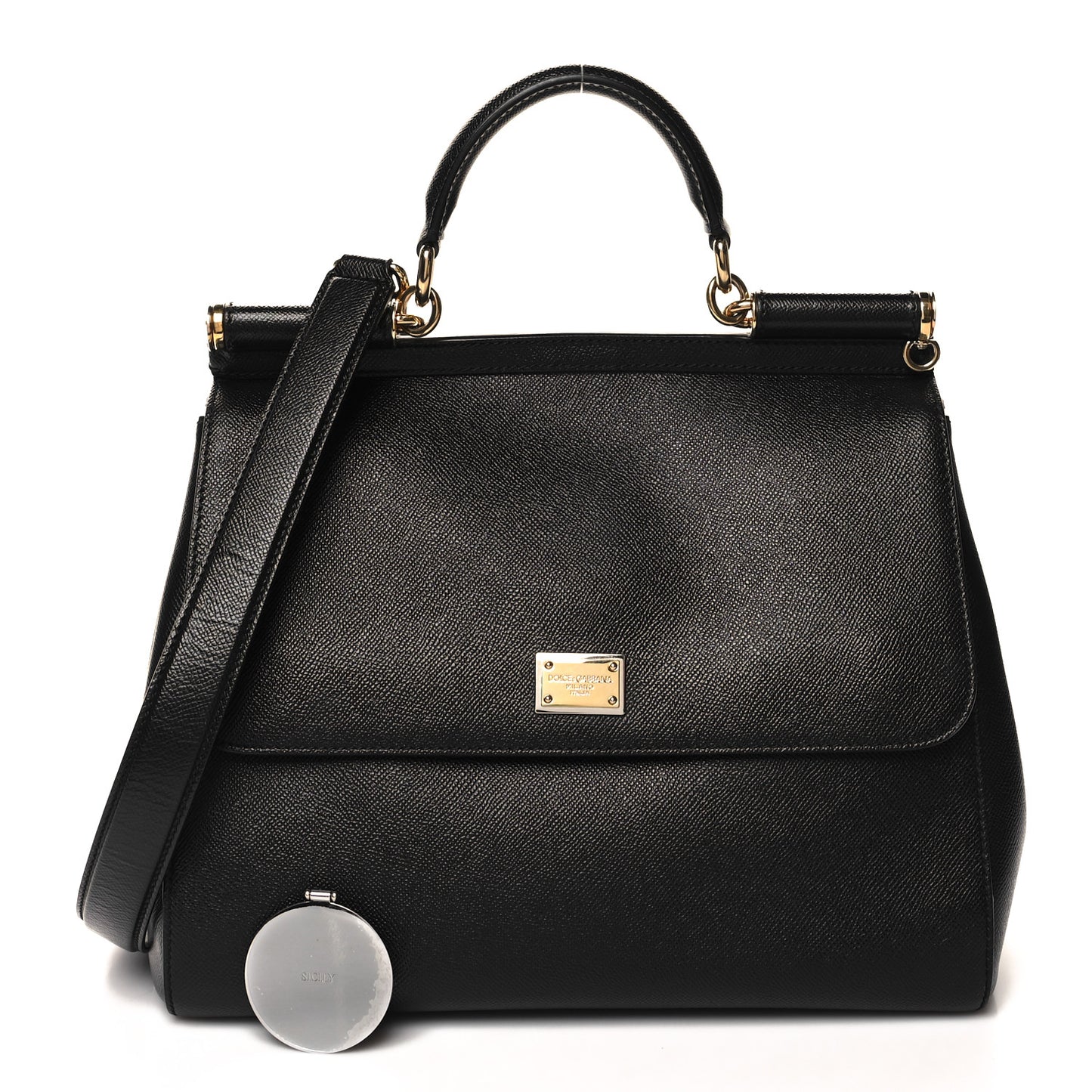 Dauphine Large Miss Sicily Satchel Black