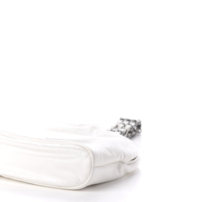 Chanel Lambskin Mini Rock and Chain Hobo White 7 of 10