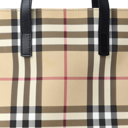 Burberry House Check Small Tote Black 10 of 10