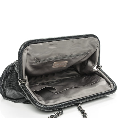 Chanel Calfskin Perforated Drill Frame Bag Black 5 of 7