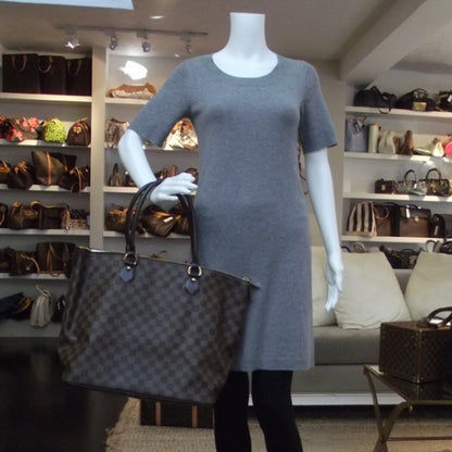 Louis Vuitton Damier Ebene Saleya GM 2 of 12