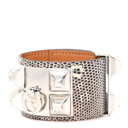 Hermes Lizard Collier De Chien CDC Bracelet S Ombre 1 of 6