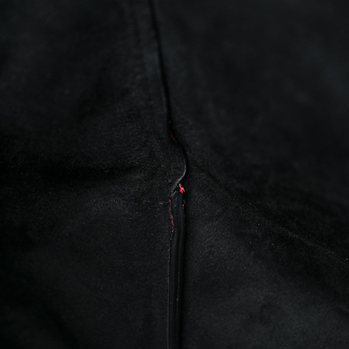 Lambskin Teddy Drawstring Bag Eros Red