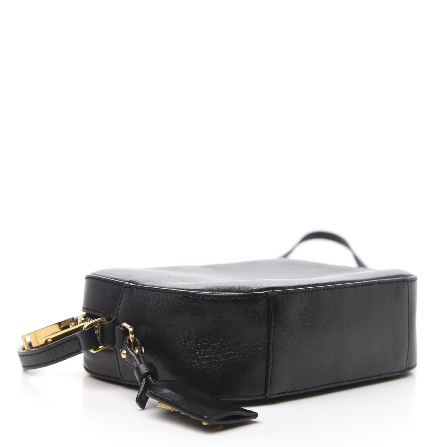 Calfskin Small Classic Monogram Camera Bag Black