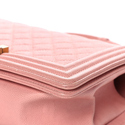 Chanel Caviar Quilted Medium Boy Flap Pink 9 of 13